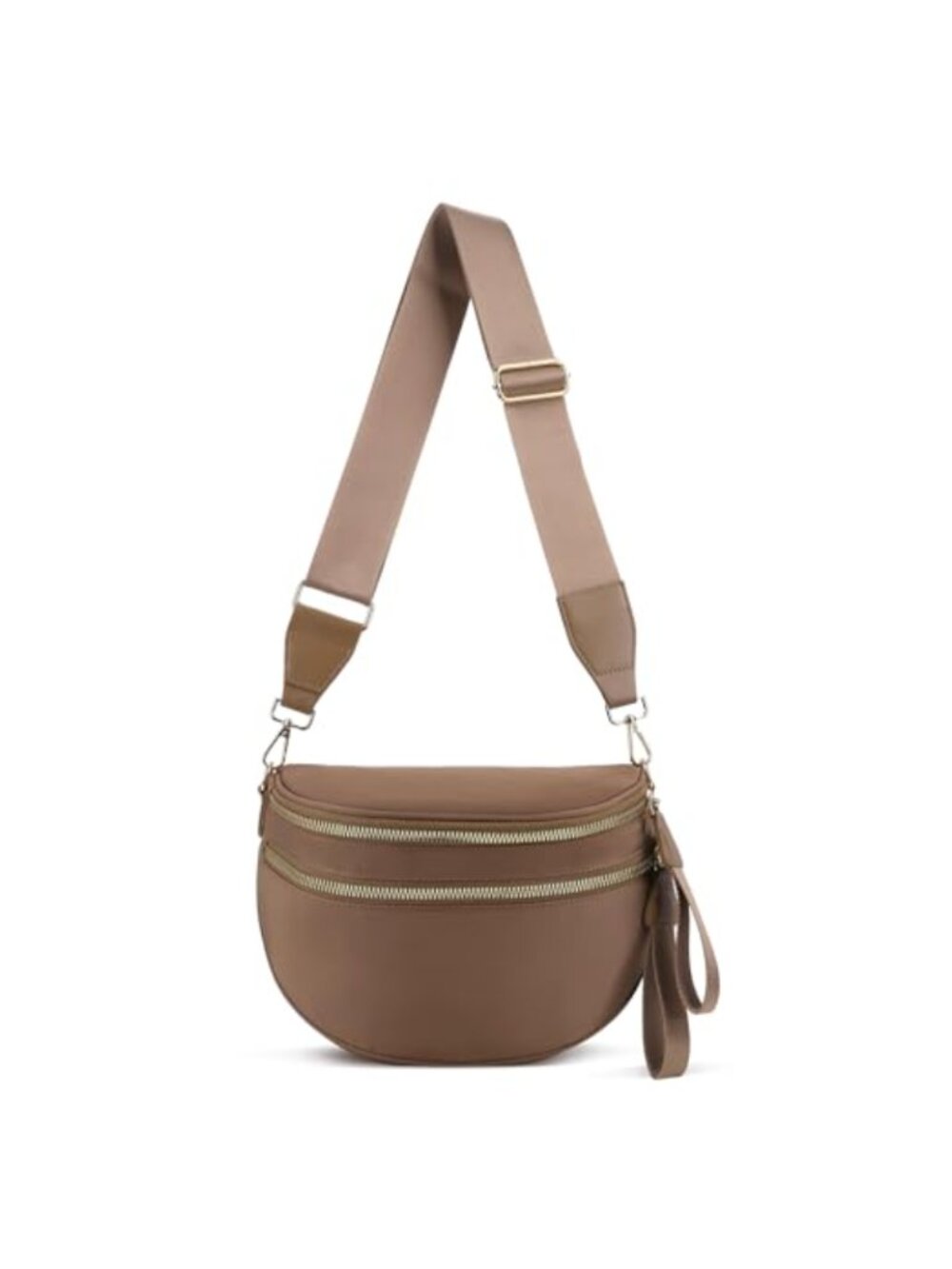 Checkered Crossbody Bag Messenger Purse Detachable Strap Women